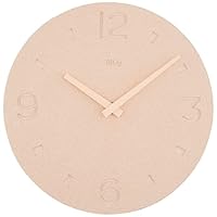 Amazon.co.jp: レムノス 掛け時計 アナログ 珪藻土 灰 珪藻土の時計