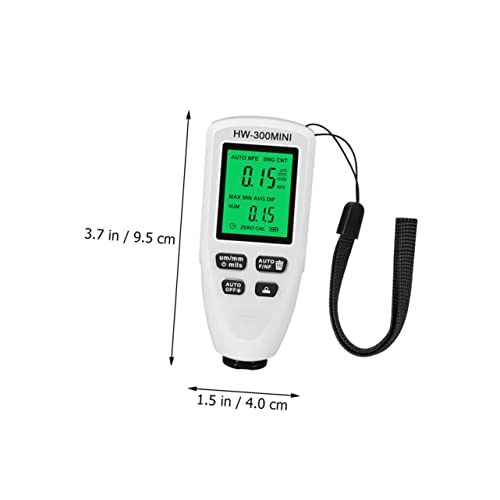Calibrador digital para instrumentos de coche, medidor de grosor de pintura para automóviles miniatura 2