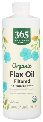 365 by Whole Foods Market Organic Filtered Flax Oil 24 fl oz