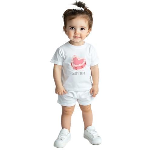 Nautinati Baby Girls 100% Cotton Graphic Printed Half Sleeve T-Shirt | Age 0-2 Years-picture-12