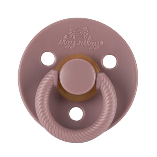 image for Itzy Ritzy Natural Rubber Pacifiers, Set of 2 – Natural Rubber Newbo