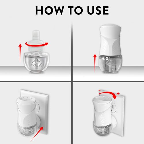 Air Wick 6233893793 Plug In Scented Oil Refill, 5Ct, Fresh Linen, Essential Oils, Air Freshener thumb #1