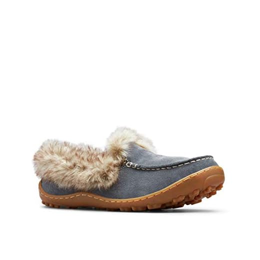 Columbia Bota de neve feminina Minx Omni-Heat, Grafite, fóssil antigo, 35