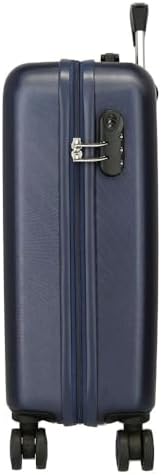 MOVOM Game Over Cabin Case, Blue, 38 x 55 x 20 cm, Rigid, 2.5 kg, Side Combination Lock, ABS, 2.5 kg, 35 L, Cabin Suitcase, Blue, Talla única — 사진 3