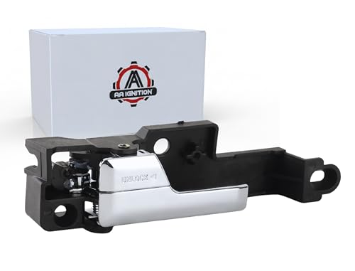 Front Left Interior Door Handle Chrome - Compatible with Ford,