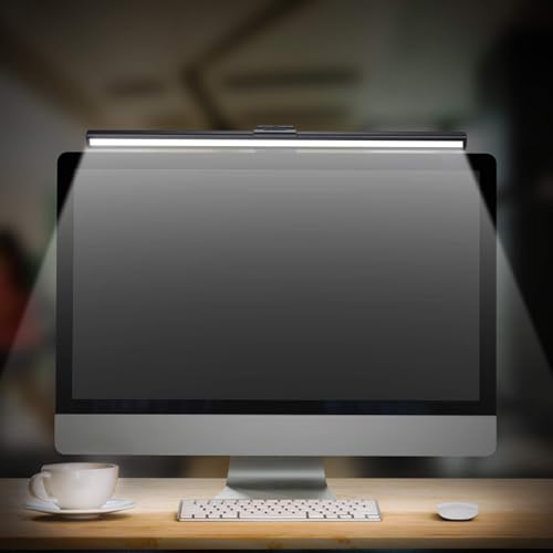 BIGTHREE Monitor Light Bar for Computer, Eye Caring LED Desk Lamp with 3 Color Temperatures & Adjustable Brightness, 40CM USB Powered Screen Light