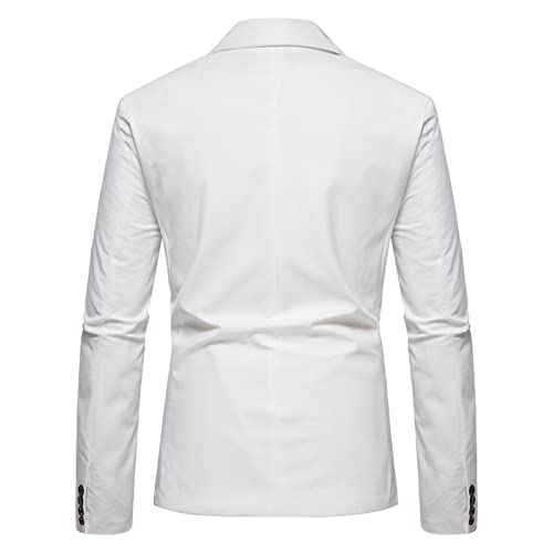 Men's Formal Suit Blazers Dinner Party Prom Wedding Stylish Tuxedo Coats for Men One Button Casual Slim Fit Jackets3