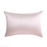 MEILIS 100% Mulberry Toddler Silk Pillow Cases for Kids Solid Printed Hypoallergenic Pillowcase for