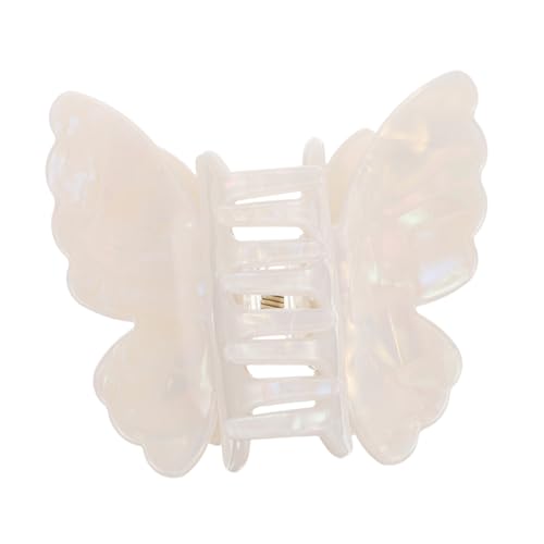 TOGEVAL Pinzas Para El Cabello Pequeñas Doble Capa Blanca, Accesorio Para Mujer y Niña, Diseño Antideslizante Para Peinados Semirecogidos, Uso Diario y Eventos Obsequios