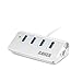 Anker 4-Port USB 3.0 Unibody Aluminum Portable Data Hub with 2ft USB 3.0 Cable for MacBook, Mac Pro/Mini, iMac, XPS, Surface Pro, Notebook PC, USB Flash Drives, Mobile HDD, and More