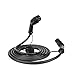 Produktbild POEMAX EV-Ladekabel, Lang, 10 M Oder 5 M, 32 A, 22 KW, Dreiphasiges Elektrofahrzeugkabel, Autoladegerät Typ 2, Buchse Auf Stecker Flexibles Laden (Color : T2 32A 3 Phase 10 Meters)