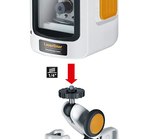 Livella Laser A Linee Intersecanti Con Funzione Di Inclinazione. Campo Di Orientamento 5°, Precisione 5 Mm/ 10 Mt. Due Linee Laser Azionabili Singolarmente. Segnali Ottici Indicano Quando L'apparecchio Si Trova Al Di Fuori Dell'area Di Livellamento. Batte - 4