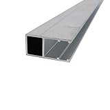 Profil bordure monobloc (en U)   toiture polycarbonate Aluminium, ep.16 mm, L.4 m
