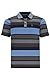 Produktbild hajo Poloshirt Kurzarm Shirt Stay Fresh 27542 609 Marine/braun gestreift, Herren-Größe:60
