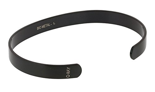 QRay Gun Metal Lite Steel Golf Athletic Bracelet (Medium: 7"~7.75") by QRay - Image 3