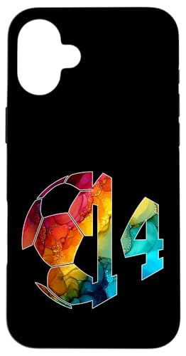 NUMBER 14 YEARS FOOTBALL 14th BIRTHDAY �X�}�z�P�[�X iPhone 16 Plus �p