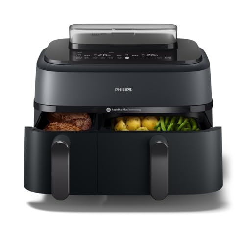 Philips Airfryer 5000 Series Dual Basket met stoom – NA550/00