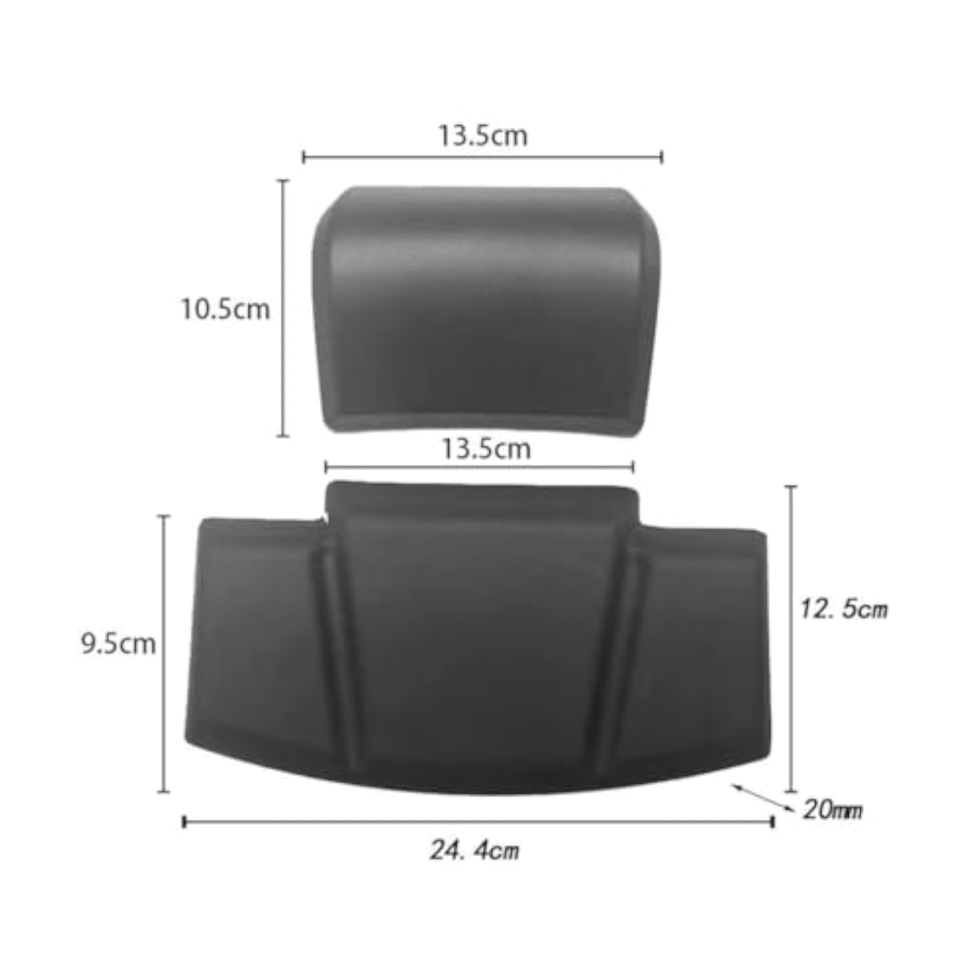 Motorcycle Passenger Backrest Pad Storage Box