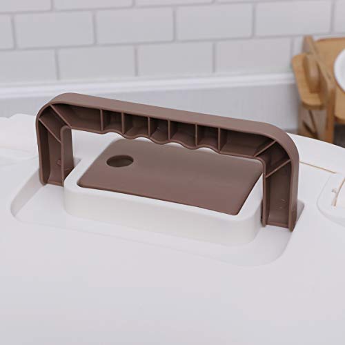 Balacoo – Caixa de areia para gatos com tampa de plástico para gatos