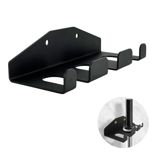 VANROUG Gym Organizer Barbell Holder - Vertical Wall Mounted Barbell...