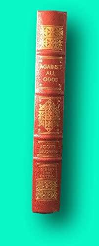 Rare Scott BROWN / EASTON PRESS Against All Odds #491/800 Limited Signed Edition 2011