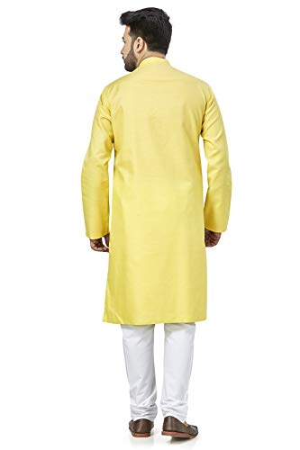 Image of BE ACTIVE Linen Blend Solid Pattern Trendy Comfortable Stylish Full Sleeve Kurta Men's Ethnic Wear