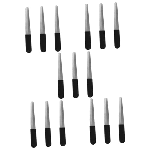 Outils de manucure pour et pédicure Healvian 15 pièces, set de fichiers à acier inoxydable nomade