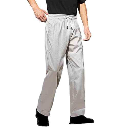 2025 Lightweight Pants for Men Straight Leg Sweatpants Teen Boys Casual Running Workout Sports Clothes Loose Fit