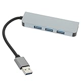 Adaptateur USB – compatible avec les clés usb, souris usb, claviers usb, cartes son usb, lecteurs de cartes, périphériques vidéo numériques, disques durs numériques et autres périphériques informatiques ; répartiteur de ports USB