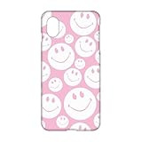 スマ通 Android One X1 対応 ケース スマホケース ハードケース コンパクト 傷防止 スリム 薄型 スマイル にこちゃん おしゃれアンドロイド ワン simフリー AndroidOneX1 (2ピンク) hard0004-e0190_sp