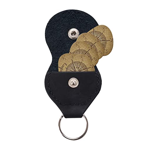 Lot de 6 médiators imprimés boussole avec boîte de rangement pour guitare acoustique et électrique - Les Beatles, Paul McCartney, John Lennon, RIngo Starr, George Harrison Lot de 6 médiators imprimés boussole avec boîte de rangement pour guitare acoustique et électrique – Image 6