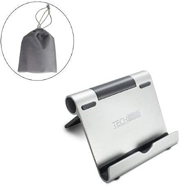 TechMatte iPad Stand Multi-Angle Aluminum Holder for Tablets | E-Readers and Smartphones, Nintendo Switch - Mini Stand
