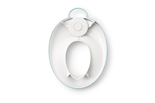 BABYBJORN Toilet Trainer, White/Turquoise