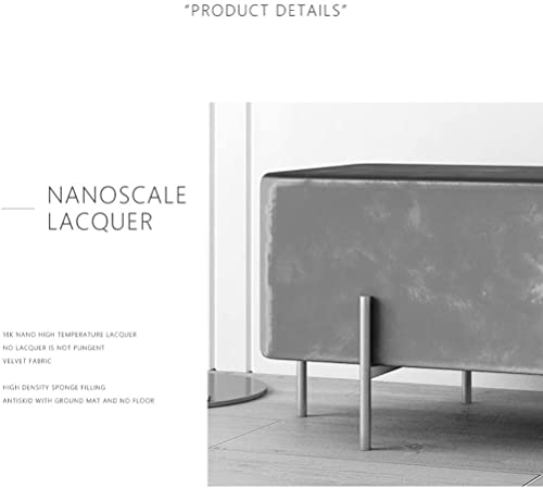 Banc à chaussures d'entrée nordique avec coussin de rangement