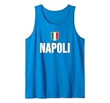 Napoli Naples Italian Flag Italy Italia Campania Souvenir Tank Top, Men, Sapphire Blue, XX-Large