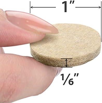 Felt Furniture Pads X-PROTECTOR - 48 PCS 1" - Felt Pads Floor Protectors - Chair Felts Pads for Furniture Feet Wood Floors - Best Furniture Pads for Hardwood Floors - Protect Your Hard Floors! (Beige) — view 4