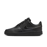 NIKE Court Vision Low, Zapatillas de básquetbol Mujer, Negro, 44 EU