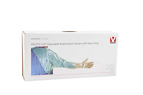 Guantes Krutex Protector A1 en color verde, caja de 50 unidades para protección diaria