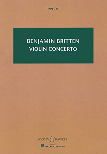 Britten: Violin Concerto, Op. 15 [Study Score]