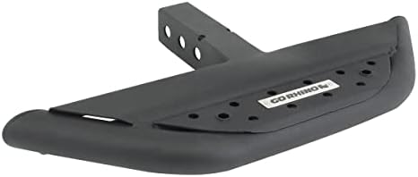 Go Rhino Dominator DSS Hitch Step | 18" Mild Steel, Textured Blac...