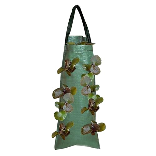 Fiorera - Sacchetti con manici per coltivazione da giardino, contenitori per riporre sacchetti per piante ispezionate, vasi da giardinaggio verticali per la decorazione della casa e la bellezza, buon
