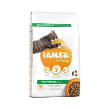 IAMS for Vitality Adult Cat Food with Fresh Chicken, 800 g
