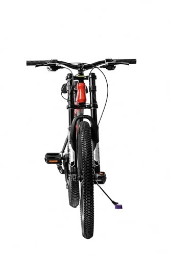Image of LIMIT Dart V 2.0 Dual Suspension Mountain Bike for Adults, 26-Inch MTB with 24-Speed Microshift Gears, Dual Disc Brakes, Downhill Stunt Cycle, Racing Red