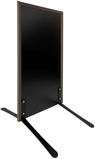 Panel de pistón con marco de color gris sobre soporte negro efecto muelle. Dimensiones: 105 x 56 cm