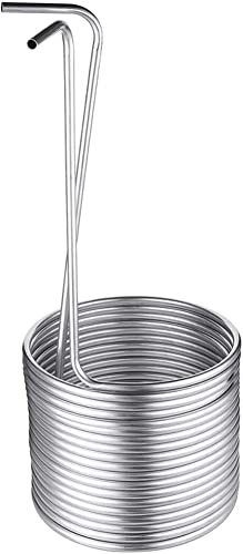 Bturyt Beer Brewing, Super Efficient Wort Chiller, Stainless Steel Immersion Wort Chiller Tube, Home Brewing Part,1Pcs #TOP11