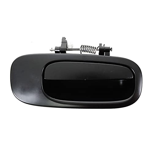 TRQ Front Right Exterior Door Handle Black Passenger Side Compatible with 2008-2010 Dodge Challenger 2006-2010 Charger