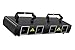 U`King Dj Disco Lights Party Lights 4 Beam Effect Sound Activated Strobe Light RGPY LED Music Lights By DMX Control for Dancing Club Bar Pub Lighting