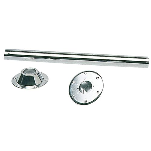 OSCULATI Pied de Table en Acier chromé 700 mm