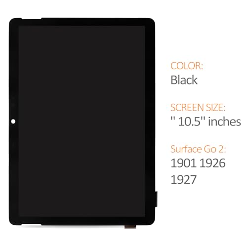 Olivechard for Microsoft Surface Go 2 / Go 3 / Go 4 Screen Replacement 10.5" Black LCD Touch Display Assembly 1920x1280 Models 1901 1902 1926 1927 2067 by Olivechard - Image 5
