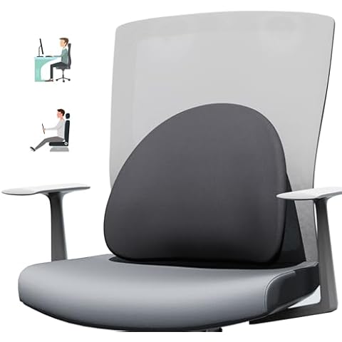 MXPOLY Ergonomic Lumbar Support Pillow Cover